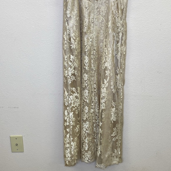 Jessica McClintock Vintage Lace Evening Gown Size 12 - Picture 7 of 13